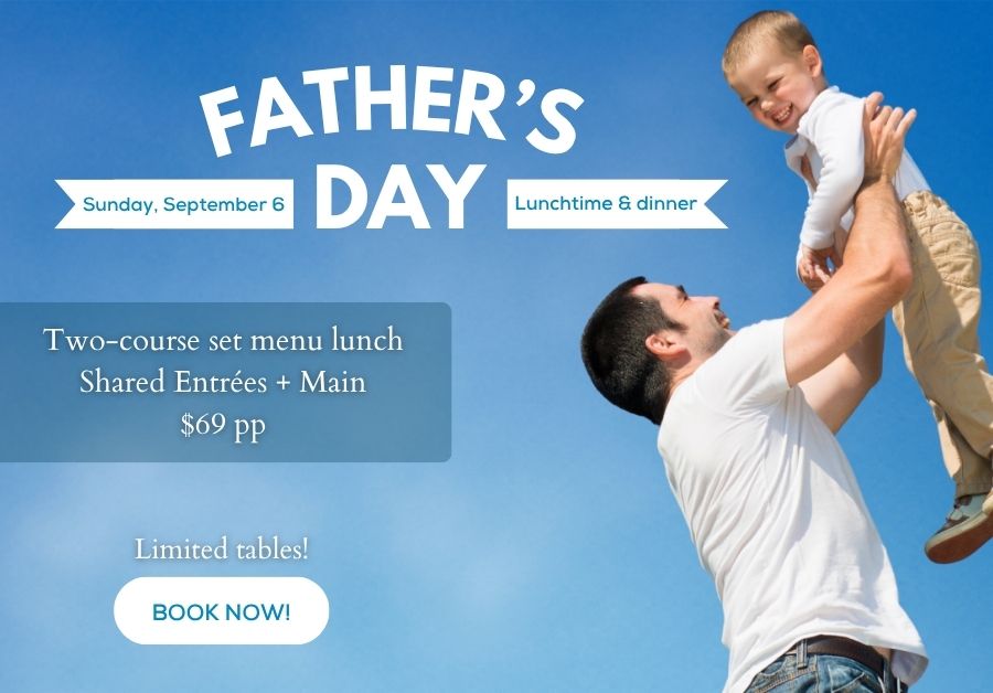 Father's day celebration at Italian Restaurant in Hunters Hill